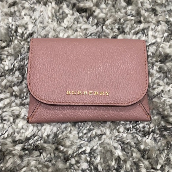 Burberry Handbags - Burberry Haymarket Card case Wallet